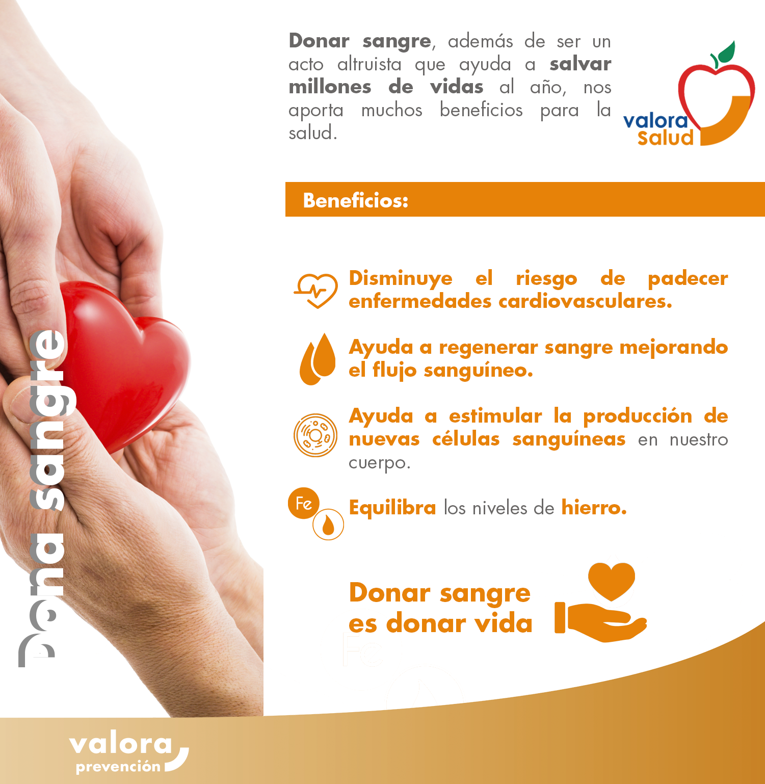 Obtén beneficios al donar